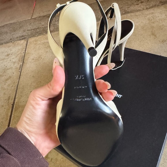 Saint Laurent Women's Sexy High Heel Sandal - Picture 4 of 7